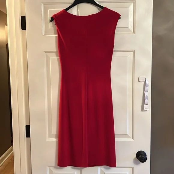 Lauren by Ralph Lauren red dress size 6 - Picture 4 of 5